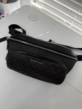 Michael Kors Black Logo Bum Bag